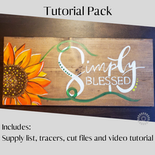 Load image into Gallery viewer, Sunflower Tutorial Pack
